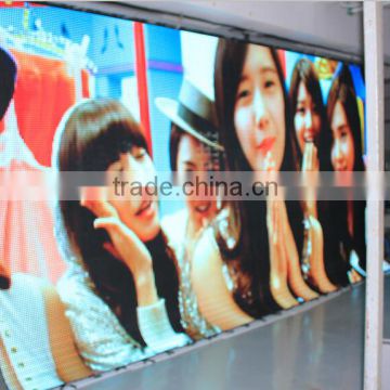 shanghai P12 flexible led display screen led billboard led curtain
