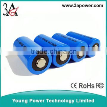 lithium battery cells CR123A 3v 16340 lifepo4 batteries