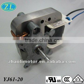 120v,60hz,Insulation class A/E/B/F/H Shaded pole motor YJ61-20: motor manufacturer for oven,microwave oven,fan heater,humidifier