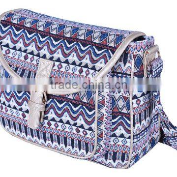 promotional wholesale canvas messenger bag for women