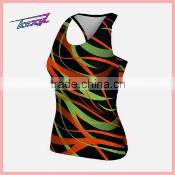 hot sale Sublimated Cheerleading singlet Sexy