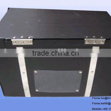 BOT-E017 black corrugated pp shipping box