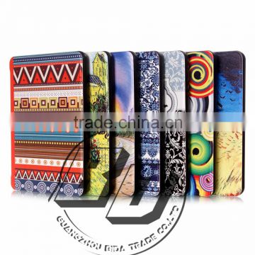 Manufacturer Wholesale Printed Colorful Beautiful Case For new kindle 2014/kindle6/kindle touch tablet case
