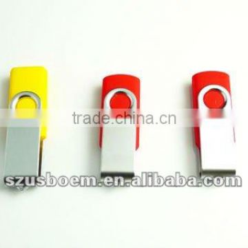 swivel usb flash drive with 22 color for option