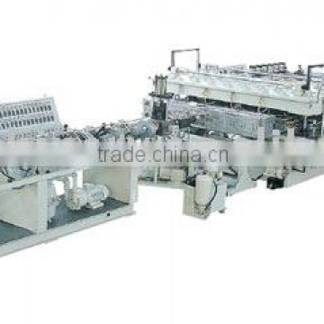 pc,pp,pe and pvc plastic hollow cross section plate extrusion line