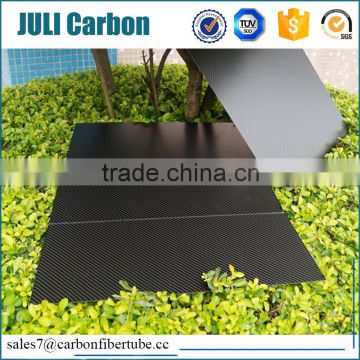 500*500mm 3k surface carbon fiber plate with customized thickness