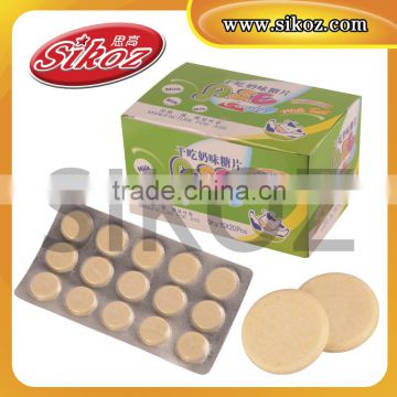 SK-K042 Africa Hot-selling Tablet Dry Milk Candy