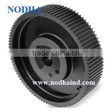 HTD8M timing pulley with taper bush, HTD14M pulley with taper lock