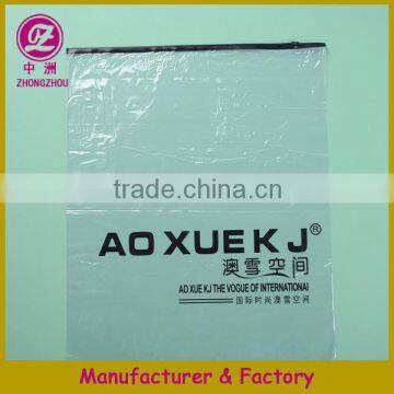 Plastic bags China manufacturer wholesale Packing garment printed zip lock plastic bags