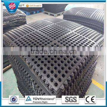 anti fatigue rubber deck mat with hole,outdoor rubber mat