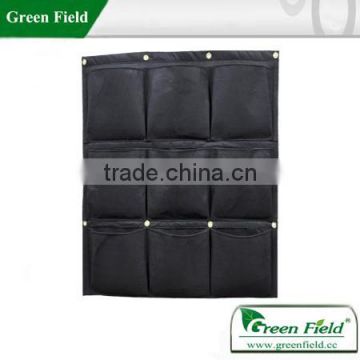 Green Field fabric hanging wall plant bag