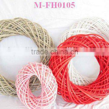 Handweave wicker home decoration with various colors for wedding,Christmas