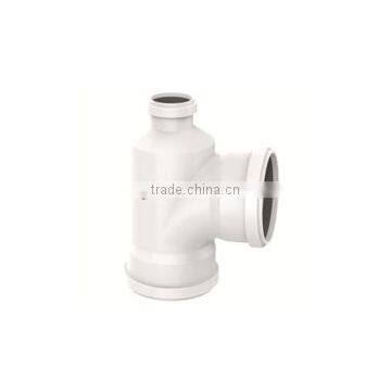 HIGH QUANLITY BOTTLE NECK TEE OF PVC GB STANDARD EXPANDING FITTINGS FOR DRAINAGE WITH GASKET