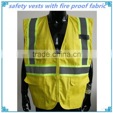 safety vests with fire proof fabric