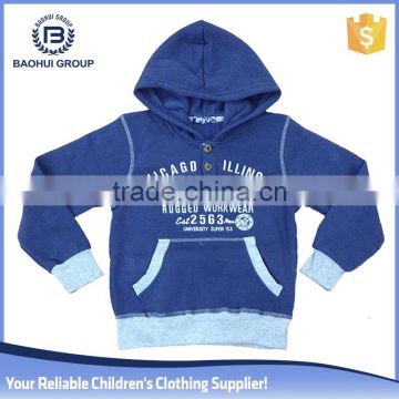 fleece kid top winter stock boy hoodies clothes china factory