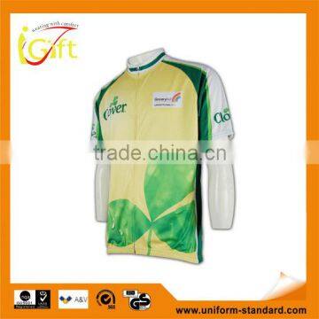 Fashionable imprint short sleeve mountain bike racing jersey