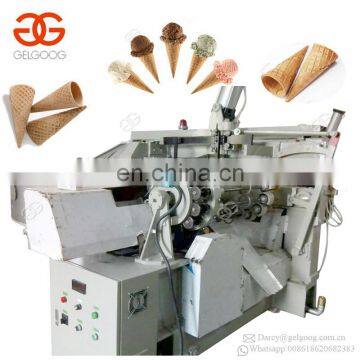 Factory Prince Rolled Sugar Waffle Snow Cone Maker Machine Automatic Ice Cream Cone Making Machine