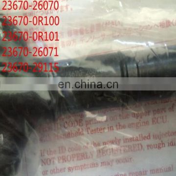 Good quality! Common rail fuel injector for 23670-26070 23670-0R100 23670-29115