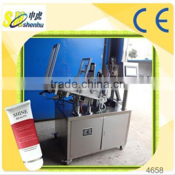 semi-automatic toothpaste tube filling and sealing machine
