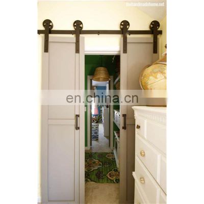 K Style Primed Solid Pine Wood Barn Doors