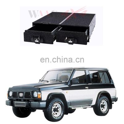 Popular design car sliding drawers system bed storage system for nissan patrol Y60