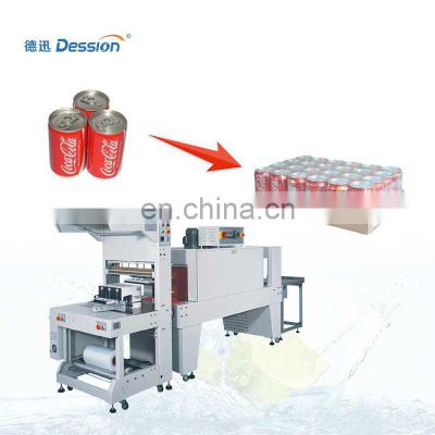 Automatic heat sealing bottle shrink wrapping machine supplier by POF material