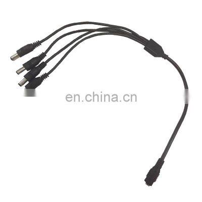 YUXUN Coaxial DC Power Cable 1-4  Plug Male To Male Splitter Cable