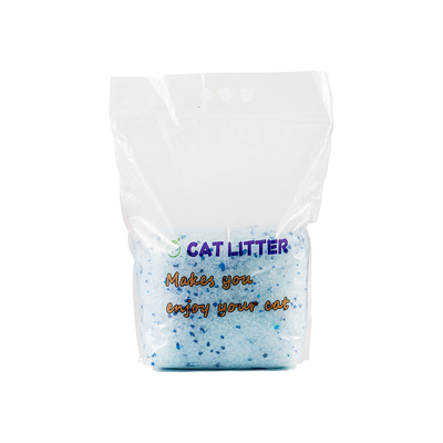 High Grade hot sale Crystals Mint Fragrance Colored Sand Silica Cat Litter