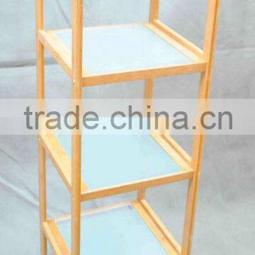 4 tier Bamboo Bathroom Shelf