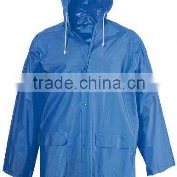 PVC/EVA/PE rain coat/jacket