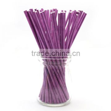Factory Supply Food Grade Customized Paper Lollipop Sticks