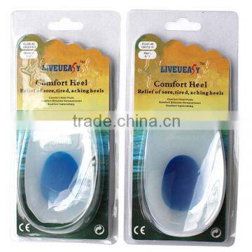 Comfort Silicone Gel Heel Cushion Gel Heel pad Gel heel cup