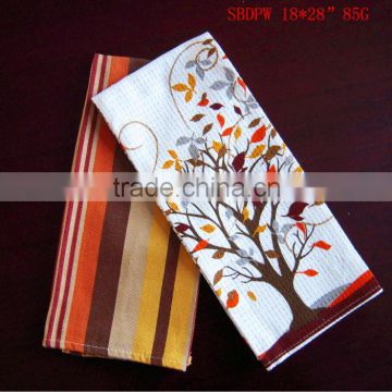 2pcs cotton printed tea towel