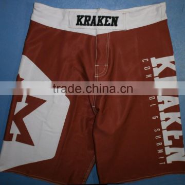 New Design Spandex Polyester MMA Grappling Shorts