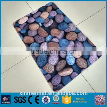 designer washable outdoor stone printed door mat