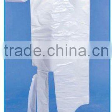 LDPE aprons, with head card