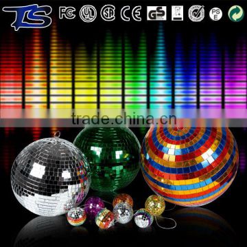 High quality DJ CULB big size Mirror Glass disco ball with CE approval for hanging