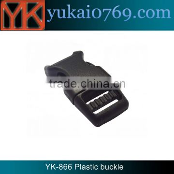 Yukai plastic ribbon belt buckle/quick release luggage buckle for plastic buckle
