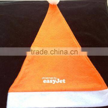 orange christmas hat