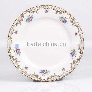 8 Inch flower rim ceramic plate for dye sublimation                        
                                                Quality Choice