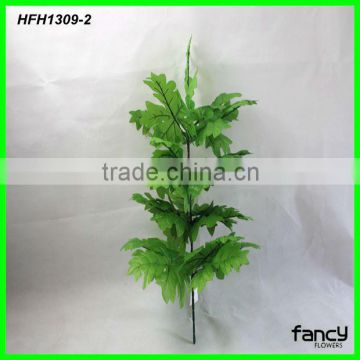 24 heads artificial leaves, papaya leaf