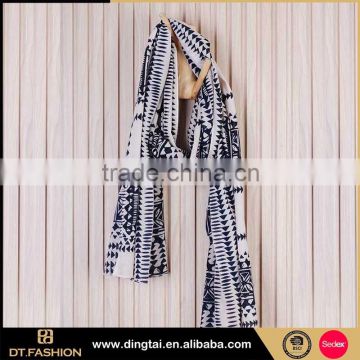 Fashionable warm winter silk scarf for men