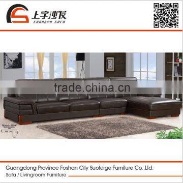 Suofeige fashion and hot sale living room leather sofa 889