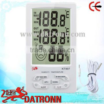 Digital hot selling LCD thermometer humidity meter KT907
