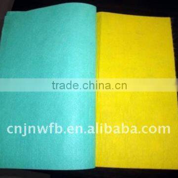 Needle punched Nonwoven fabric cleaning cloth