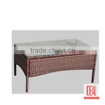 Top quality simple design modern popular handmade PE rattan tea table