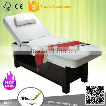 2016 modern design model 109D furniture wooden massage table heat treatment bed