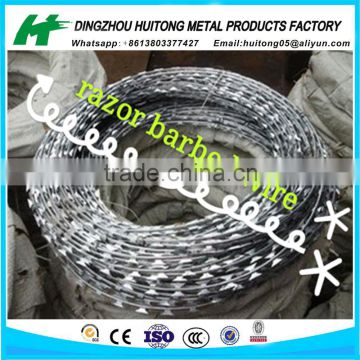 High quality and low price barbed wire & razor barbed wire in dingzhou factory