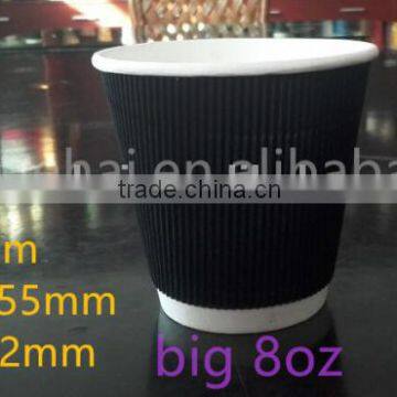 striped coffee paper cup disposable coffee paper cup brown paper cup