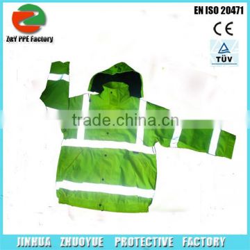 High Visibility CE certificate EN20471 Safety Reflective Jacket